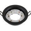 Светильник встраиваемый круг/черный 105*40 GX53 15 Вт LEIDEN ELECTRIC