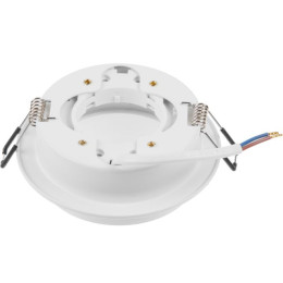 Светильник встраиваемый круг/белый 105*40 GX53 15 Вт LEIDEN ELECTRIC