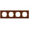 Рамка 4-ая горизонтальная орех, RITA, MUTLUSAN
