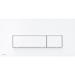 Кнопка для инсталляции (белый-мат), AlcaPlast