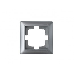 Рамка 1-местная серебро, Стиль, Bylectrica