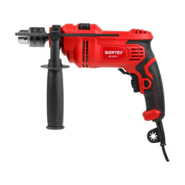 Дрель ударная WORTEX DS 1307-1 в кор. 800 Вт, 1 скор, 25 мм в дер., ключевой патрон 13 мм.