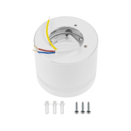 Светильник накладной круг/белый 83*70 GX53 15 Вт LEIDEN ELECTRIC