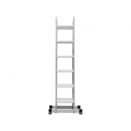 Лестница алюм. многофункц. 4х6 ступ. (стрем.-330см, лестн.-680см) 15,8кг STARTUL (ST9732-06)