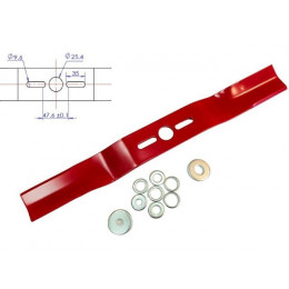 Нож для газонокосилки 50,8 см изогн. универсальный RIPARTS
