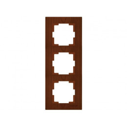 Рамка 3-ая вертикальная орех, RITA, MUTLUSAN