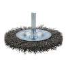 Щетка д/дрели дисковая 50 мм, толщина проволоки 0.3 мм, гофрированная, металл, 6 мм MAKITA