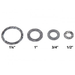 Прокладка паронитовая 1 1/4" 42х33 радиаторная h=2мм