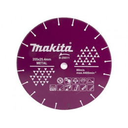 Алмазный круг 355х25.4 мм по металлу сегмент. MAKITA