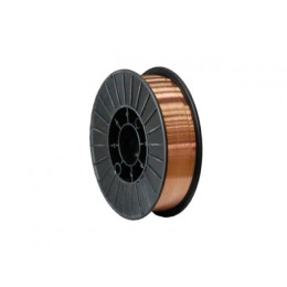 Проволока сварочная омедненная ER 70S-6 ф0,8мм (катушка D200 5 кг) Оливер
