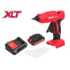 Аккум. клеевой пистолет WORTEX CGG 1118 в кор. ALL1 XLT с акб и з/у SET 18В, 11 мм