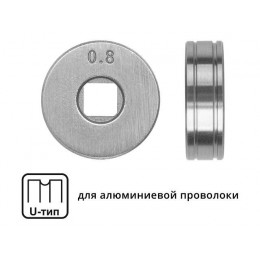Ролик подающий ф 25/7 мм, шир. 7,5 мм, проволока ф 0,8-1,0 мм (U-тип)