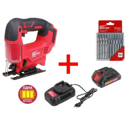 Аккум. лобзик WORTEX CJS 6529 в кор. ALL1 + АКЦИЯ!