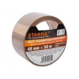 Скотч упаковочный коричневый 48ммх50м STARTUL PROFI (ST9053-2-48-50)