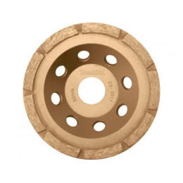 Алмазная чашка 115х22.2 мм однорядная "Эконом" (груб. шлиф., для УШМ 115 мм) MAKITA