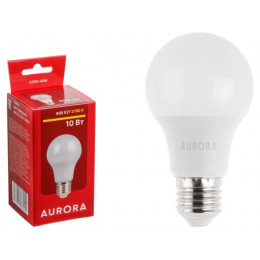 Лампа светодиодная A60 СТАНДАРТ 10Вт 230В E27 2700K AURORA