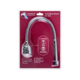 Излив гибкий с двухрежимной лейкой для смесителя, ECONOCE