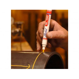 Маркер промышл. перманентный на основе жидк. краски MARKAL SL100 ЖЕЛТЫЙ