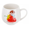 Кружка керамическая, 350 мл, Sweet fruits, клубника, PERFECTO LINEA
