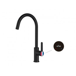 Смеситель для кухни (Lt) D35, серия Lotus черный, a-five