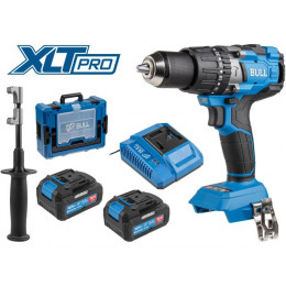Аккум. дрель-шуруповерт BULL SR 1805 Xcase XLTpro, 2х4 А*ч, БЕСЩЕТ., 18 В, 120 Н*м, БЗП(мет.) 13 мм