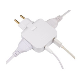 Разветвитель FAS-2AC- wh тройник, ФАZA