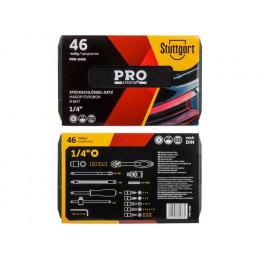Набор головок и бит 46пр. 1/4" PRO STARTUL STUTTGART (PRO-046S)