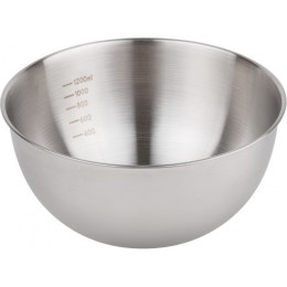 Миска для взбивания из нерж. стали, диаметр 18.5 см, с мерной шкалой, серия CHEF, PERFECTO LINEA