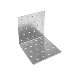 Уголок крепежный равносторонний 100х100х100 мм KUR белый цинк STARFIX