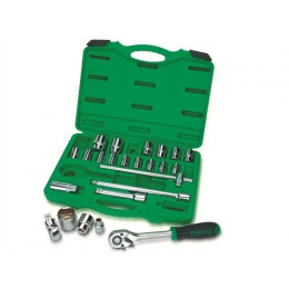 Набор головок 1/2" 8-32мм 24предм. 12гр. TOPTUL