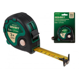 Рулетка  5м/19мм обрезин. корп. ВОЛАТ