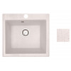 Мойка кухонная из искусственного камня SOLO песочный 500х460 мм, AV Engineering