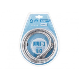 Шланг душевой, SUS/EPDM, 1/2" г-г 150 см, мат., AV Engineering
