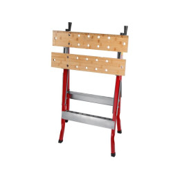 Верстак складной WORTEX WB 1060 в кор. БАМБУК, 605x640x800 мм, регулировка столешницы