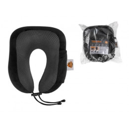Подушка для путешествий с эффектом памяти, набор (маска для сна, чехол), черный, ARIZONE