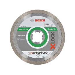 Алмазный круг 125х22,23 мм по керамике сплошн. X-LOCK Standard for Ceramic BOSCH
