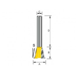 Фреза 14,28х12,7х13х8х32х2Т MAKITA