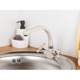 Смеситель для кухни вентильный (тип I), серия 230 бежевый ECONOCE