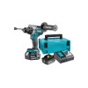 Аккум. ударная дрель-шуруповерт MAKITA LXT DHP 486 RTJ в кейсе