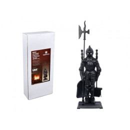 Набор для камина 3 предмета на подставке, "Рыцарь", 72,5х15х24,5 см, "Печные штучки"