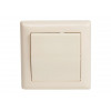 Выключатель двухполюсный (скрытый, винт. зажим) кремовый, DARIA, MUTLUSAN