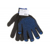Перчатки х/б с ПВХ "Точка", 7,5класс, черные STARTUL