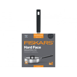 Сковорода с крышкой 26 см Hard Face Steel Fiskars