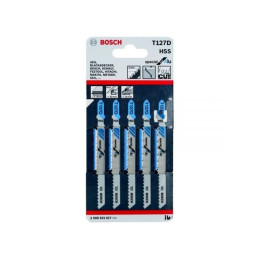 Пилка лобз. по алюминию T127D (5 шт.) BOSCH
