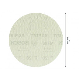 Шлифлист 125мм круг K120 сетчатый BOSCH Expert M480