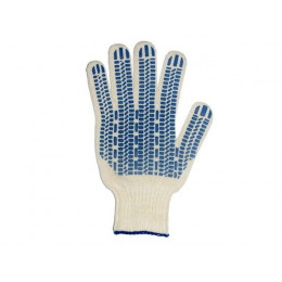 Перчатки х/б с ПВХ "Протектор", 7.5 класс (мин. риски)