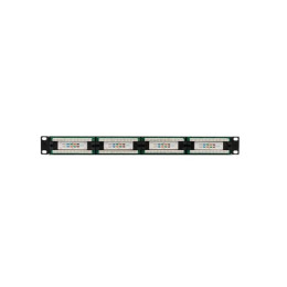 Патч-панель 19", 1U, 24 порта, UTP, RJ-45, CAT 5e REXANT