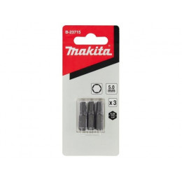 Насадка HEX5.0, 25 мм, C-form, 3 шт. MAKITA