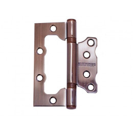 Петля накладная без врезки АЛЛЮР 100х75 2BB AC БЛИСТЕР 2,5мм медь  2 шт