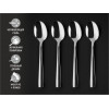 Набор ложек столовых, 4 шт., глянцевый, серия Majestic, PERFECTO LINEA